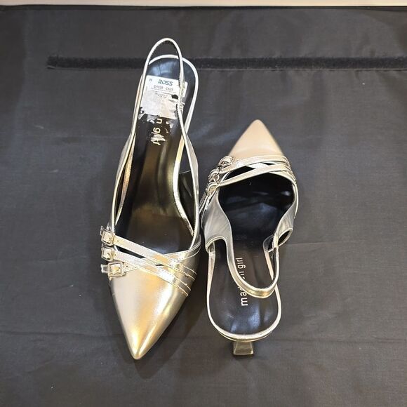 BRAND NEW MADDEN GIRL POINTED TOE BACKLESS HIGH HEELS SANDAL G1 - Picture 5 of 16